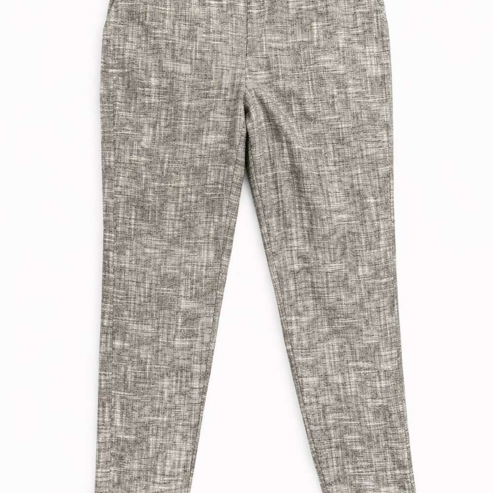 Versona Gray Plaid Tailored Ankle Pants M |‎ Office Siren Academia